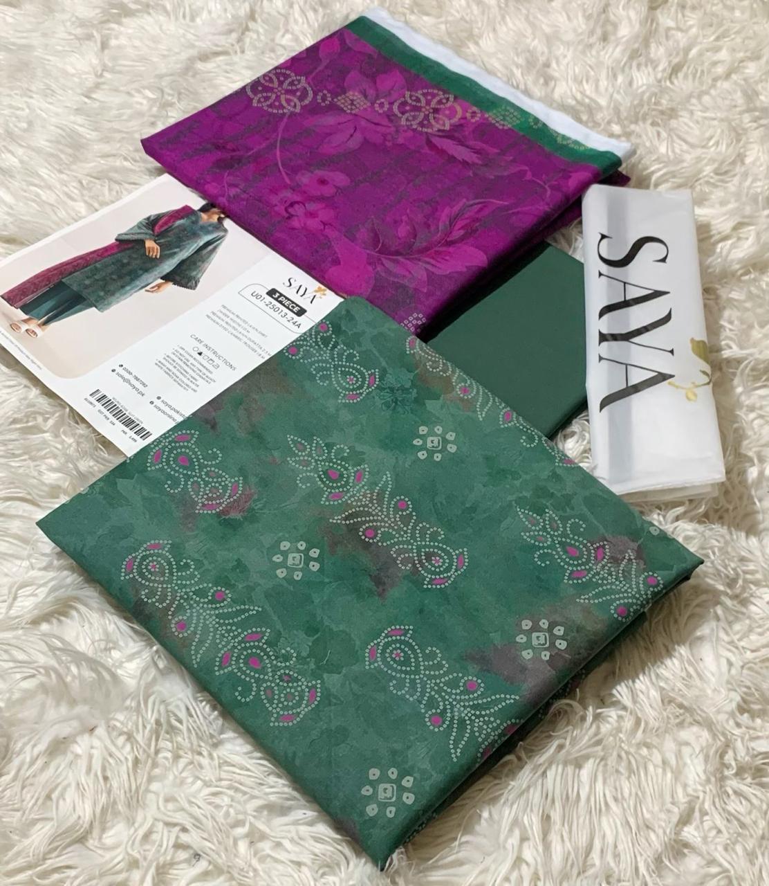 SAYA Lawn 3 Piece