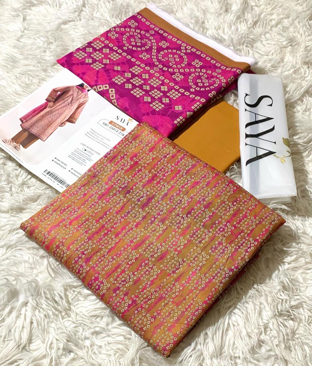SAYA Lawn 3 Piece