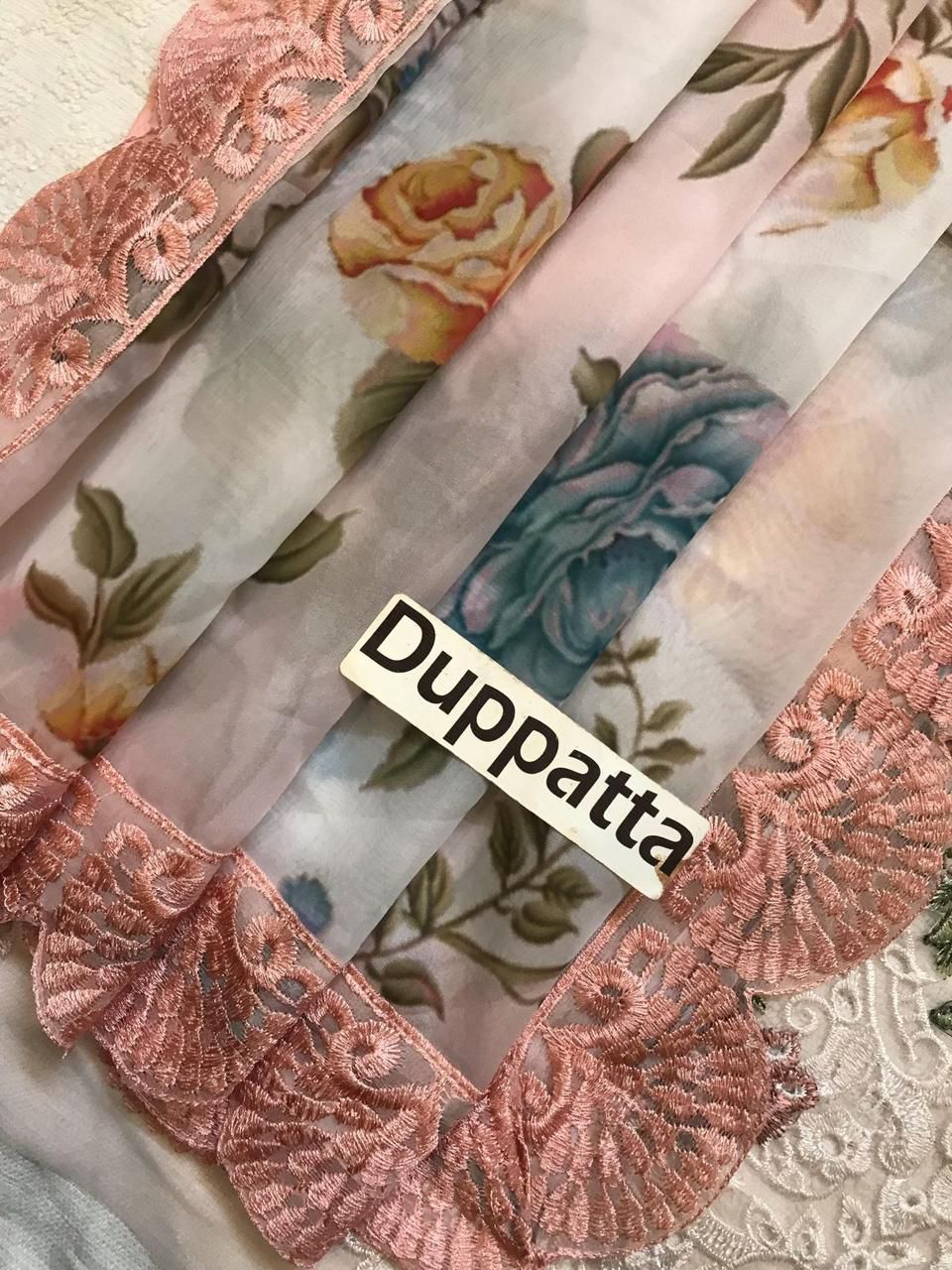 JADE Hania Amir Inspired Embroidered Lawn Suit