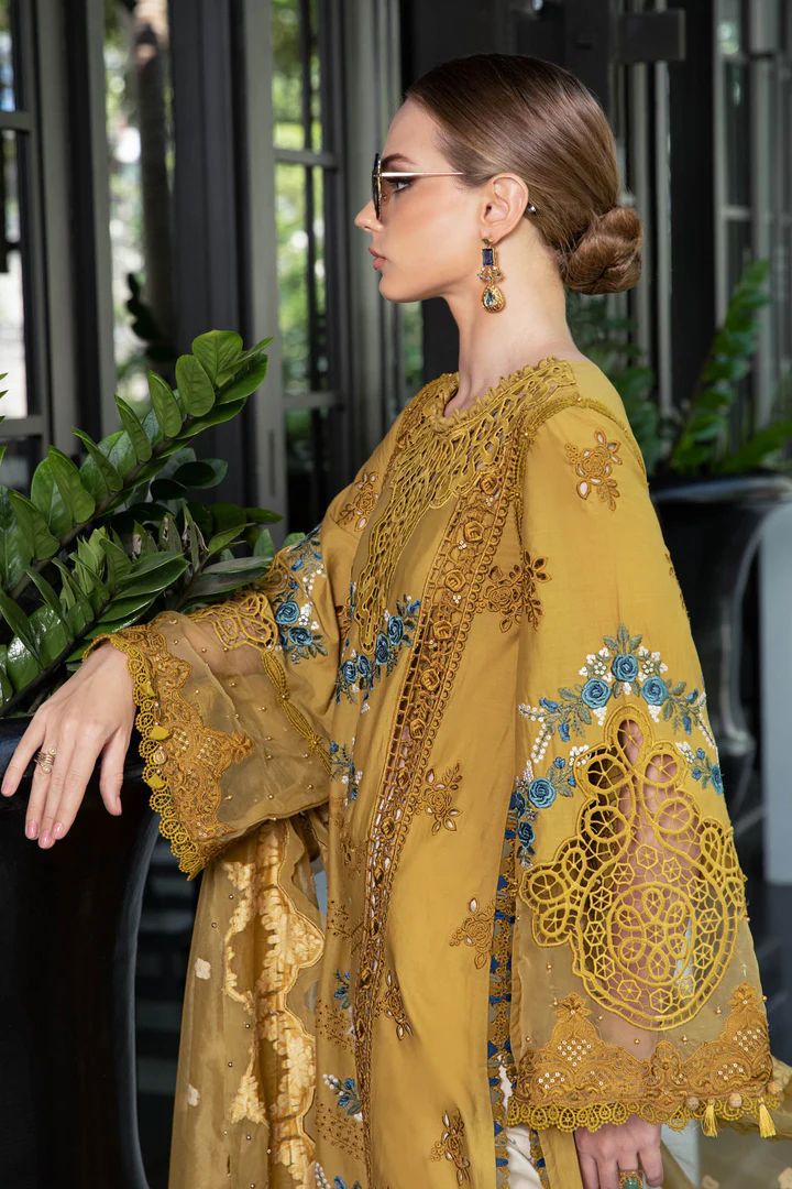 Maria B Luxury Embroidered Lawn Suit