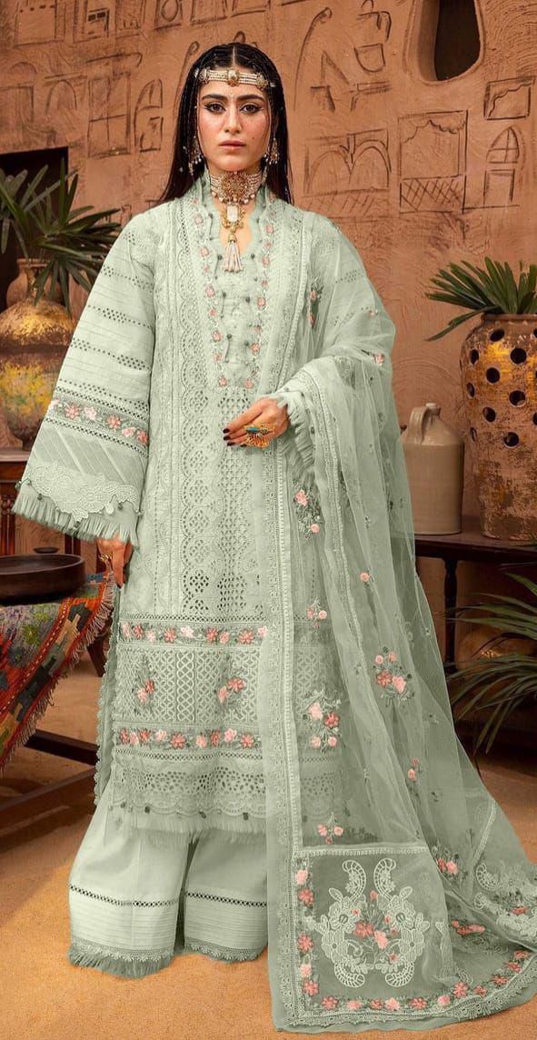 Mushq Valentina Chikankari Lawn Suit