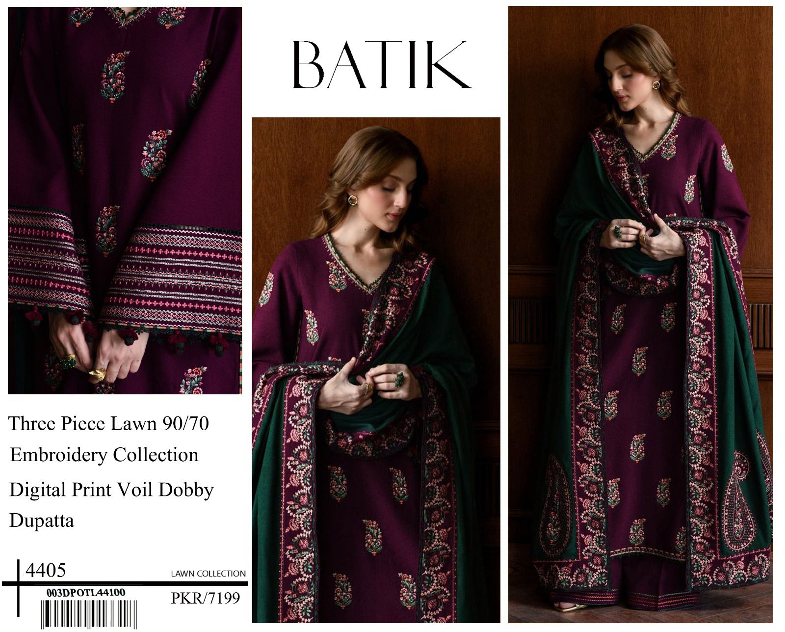 Batik Ready to Wear Lawn Suit