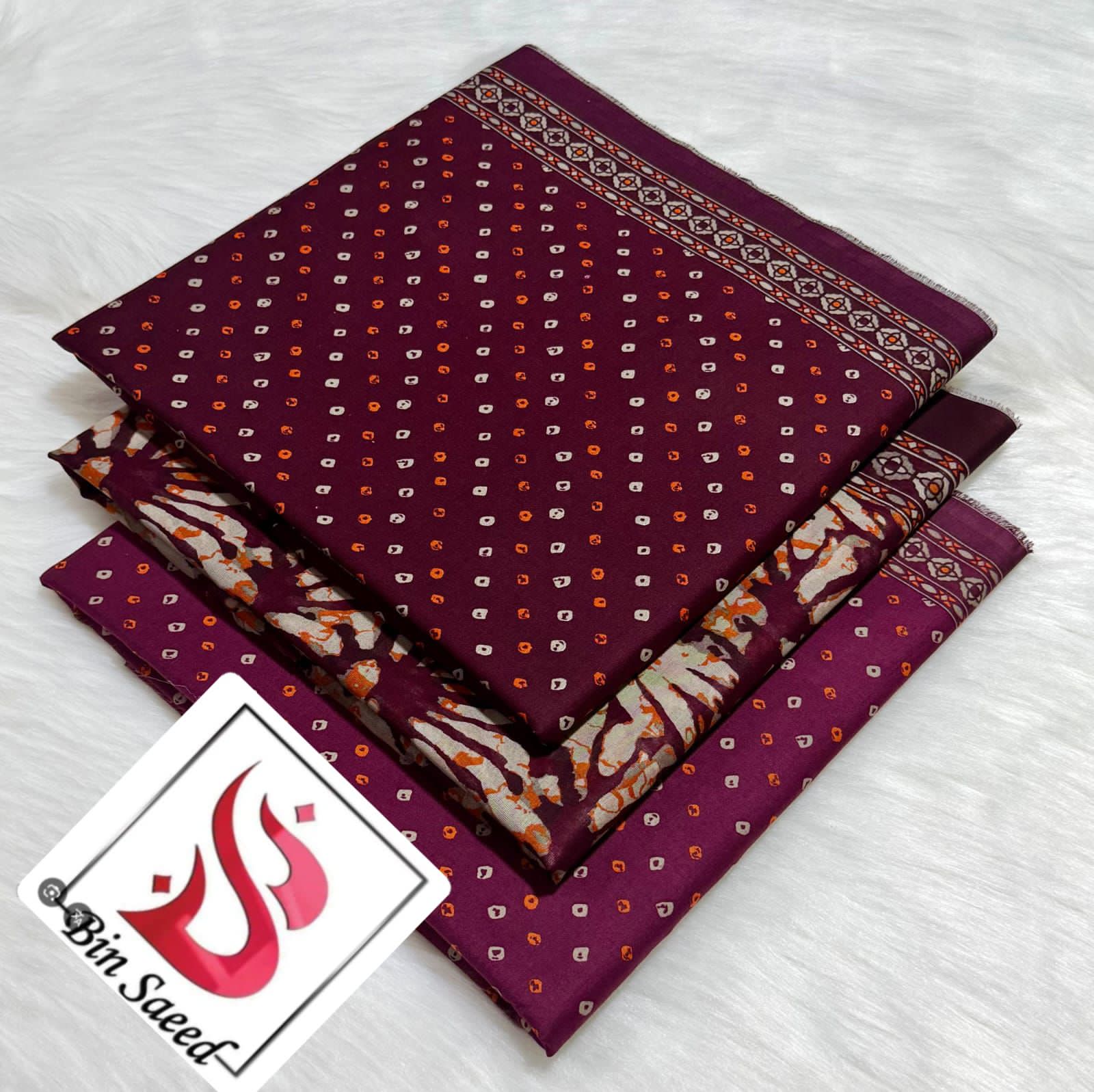 Bin Saeed  — Printed 3PC Collection