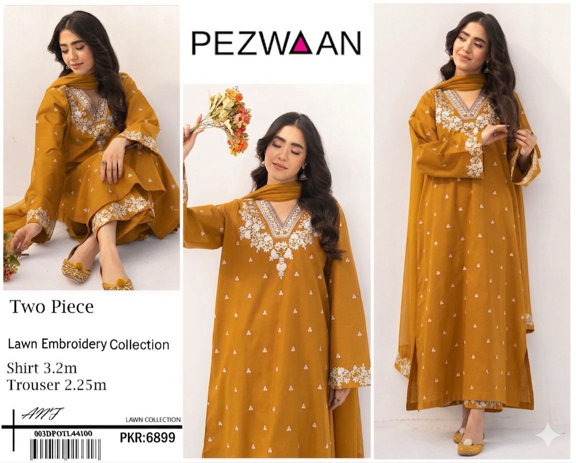 PEZWAN Two Piece Lawn Suit