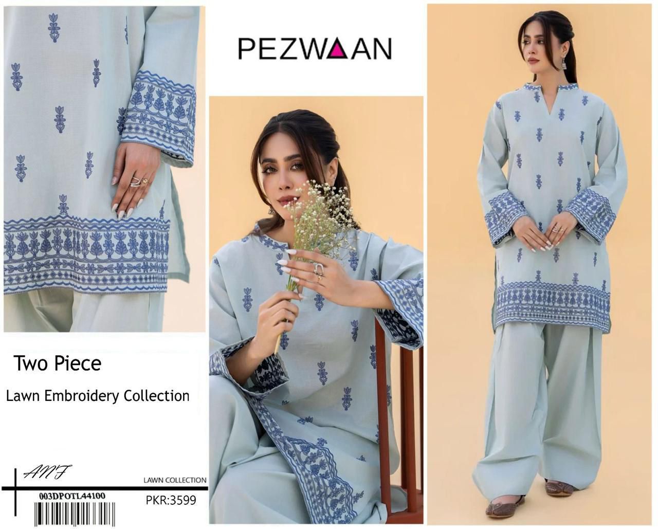 PEZWAN Two Piece Lawn Suit