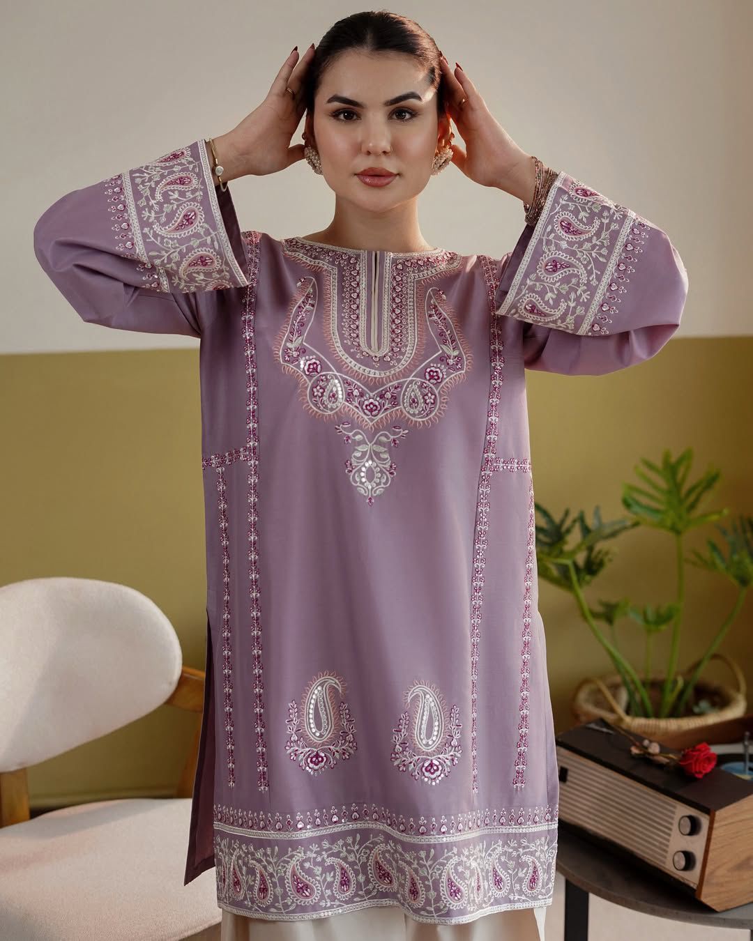 PEZWAN Two Piece Lawn Suit