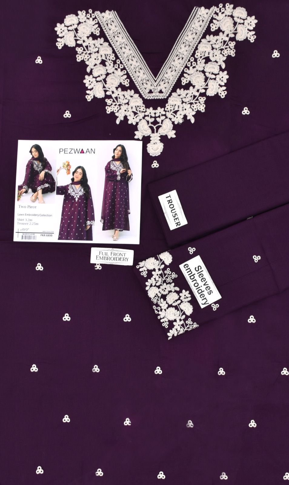 PEZWAN Two Piece Lawn Suit