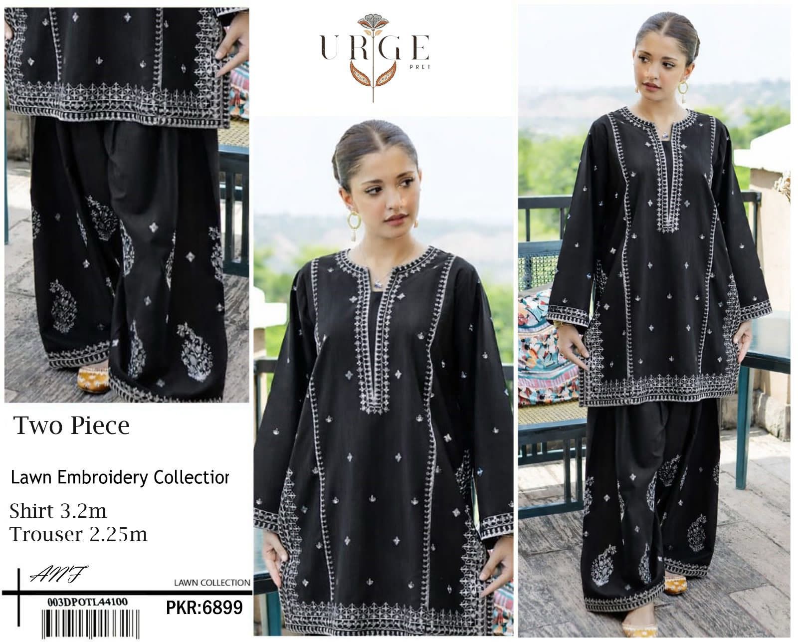 PEZWAN Two Piece Lawn Suit
