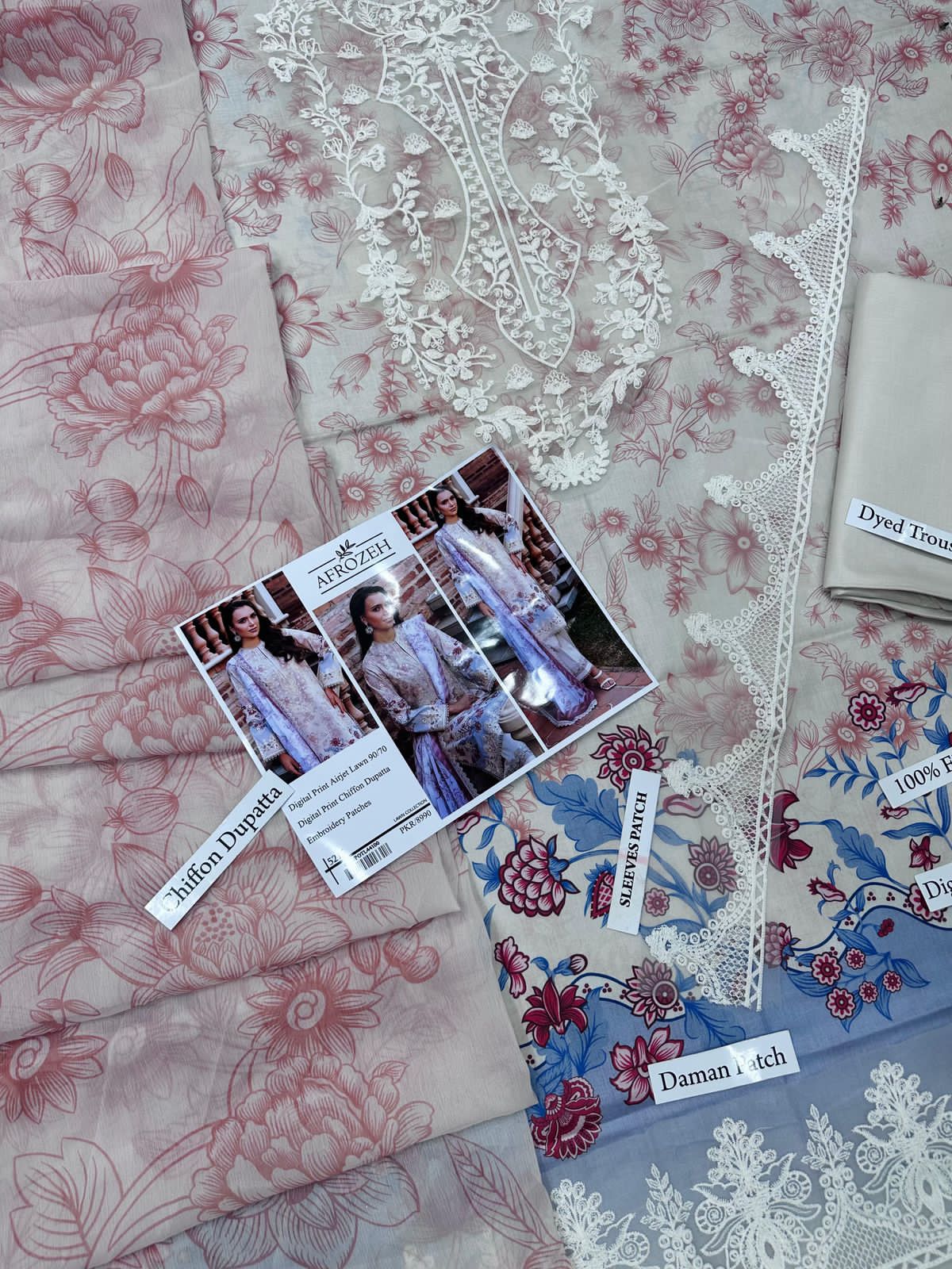 Afrozeh Luxury Digital Print Airjet Lawn