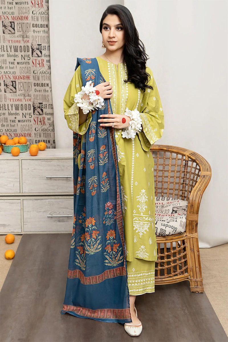 URGE Luxury Embroidered Lawn Suit